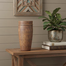 Load image into Gallery viewer, Reclaimed Cylinder Table Vase - Brown