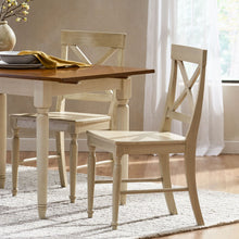 Load image into Gallery viewer, Dining Chair With X Shaped Back (Set of 2)