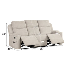 Load image into Gallery viewer, Galya - 3 Piece Living Room Set Sofa Loveseat Chair - Light Gray