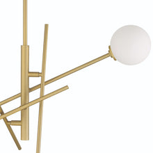 Load image into Gallery viewer, Candle Style Four Light Metal Dimmable Chandelier With Shades - Brass