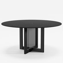 Load image into Gallery viewer, 59" Solid Wood Rounded Bar Table - Black