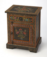 Load image into Gallery viewer, Solid Wood Frame Accent Cabinet With Two Drawers - Dark Brown