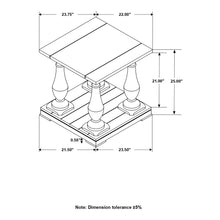 Load image into Gallery viewer, Byer - Rectangular Side End Table Coffee - Coffee