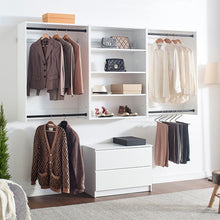 Load image into Gallery viewer, Devi - Wall Mounted Wood Closet System With Modular Units