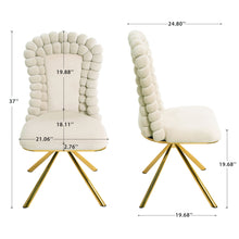 Load image into Gallery viewer, Upholstered Swivel Dining Chairs (Set of 2)