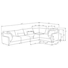 Load image into Gallery viewer, Tomasina - Modular Sectional Sofa With Cushions
