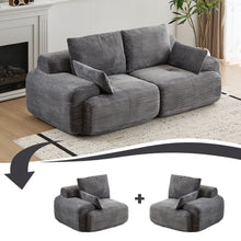 Load image into Gallery viewer, 2 Seater Large Sectional Couches For Living Room