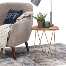 Load image into Gallery viewer, Patrice - Handcrafted Metal And Wood Accent Table
