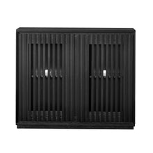 Load image into Gallery viewer, 39" Wood Accent Cabinet - Black