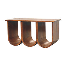 Load image into Gallery viewer, Triple Open Style Coffee Table - Beige / Brown