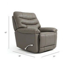 Load image into Gallery viewer, Oslo Antelope - Swivel Glider Recliner With Manual Footrest