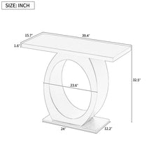 Load image into Gallery viewer, Console Table With Oval Base And Reinforced Bottom Plate