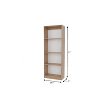 Load image into Gallery viewer, Five Tier Bookcase (737977) - Beige