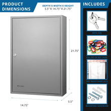 Load image into Gallery viewer, Adjustable Key Cabinet With Lock