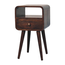 Load image into Gallery viewer, Mini Curve Open Bedside Nightstand