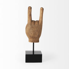 Load image into Gallery viewer, Hand Tabletop Sculpture - Brown