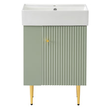 Load image into Gallery viewer, Bathroom Vanity, Combo Cabinet, Bathroom Storage Cabinet, Single Ceramic Sink