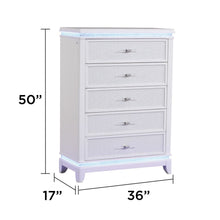 Load image into Gallery viewer, Opium - 5 Drawer Chest - White