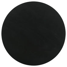 Load image into Gallery viewer, Stain Pedestal Accent Table Elegant Design With Round Top - Black