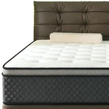 Load image into Gallery viewer, 12" Queen Foam Hybrid Mattress - White / Dark Gray