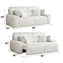 Load image into Gallery viewer, Jaya - Power Motion Sofa With Sleeper & USB Port - Mondo Gray
