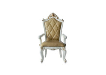 Load image into Gallery viewer, Faux Leather Tufted Side Chair (Set of 2) - Brown And White