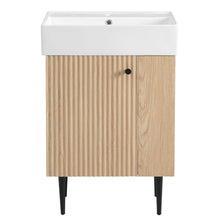 Load image into Gallery viewer, Bathroom Vanity, Combo Cabinet, Bathroom Storage Cabinet, Single Ceramic Sink