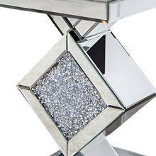 Load image into Gallery viewer, Diamond Mirrored Side Table - Silver
