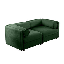 Load image into Gallery viewer, Stylish Sofa With Storage Seat And Cylindrical Backrest
