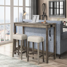 Load image into Gallery viewer, Transitional Backless Counter Stool (Set of 2)