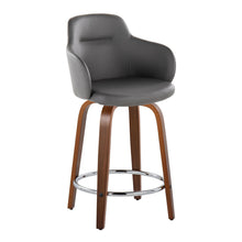 Load image into Gallery viewer, Boyne - Contemporary Fixed Height Counter Stool With Swivel With Round Footrest (Set of 2)