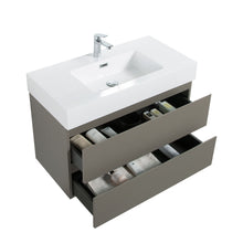 Load image into Gallery viewer, Alice - Bathroom Vanity With Sink, Large Storage Wall Mounted Floating Bathroom Vanity For Modern Bathroom, One-Piece Sink Basin Without Drain And Faucet