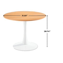 Load image into Gallery viewer, Mid-Century Tulip Table With Round Top, Pedestal Base