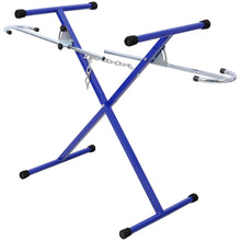 Load image into Gallery viewer, Folding Bumper Stand Lightweight Panel Stand - Blue