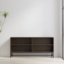 Load image into Gallery viewer, Banting - Low Wide Bookcase - Walnut Brown
