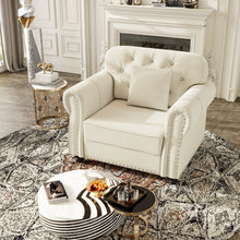 Load image into Gallery viewer, Sofa With Nailhead Trim And Rolled Armrests