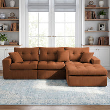 Load image into Gallery viewer, Corner Chaise L-Shaped Sectional Sofa Bed