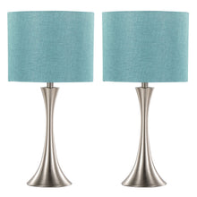 Load image into Gallery viewer, Lenuxe - Contemporary Semi Gloss Table Lamp (Set of 2)