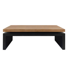 Load image into Gallery viewer, Coffee Table Rectangular Center Table For Living Room - Black / Natural / Multi / Natural Multi / Natural Wood / Natural Wood Wash