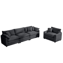 Load image into Gallery viewer, Elegant Oversized Sectional Sofa Set With Deep Seats And Flexible Layout
