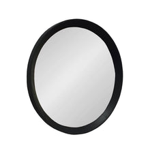 Load image into Gallery viewer, 20" Round Framed Accent Mirror - Black