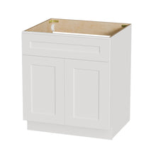 Load image into Gallery viewer, Shaker Base Cabinet With Soft-Close Drawer & Double Doors, Adjustable Shelf