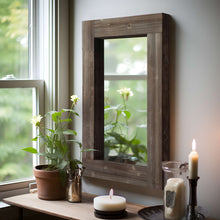 Load image into Gallery viewer, 36" Framed Accent Mirror - Brown