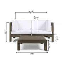 Load image into Gallery viewer, Oana - 3 Piece Love Seat Set With Coffee Table