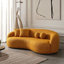 Load image into Gallery viewer, Drake - Japandi Style Curvy Boucle Sofa