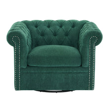 Load image into Gallery viewer, Chesterfield Style Swivel Club Chair With Button Tufted