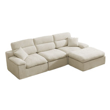 Load image into Gallery viewer, Corner Chaise Sofa With High Backrest