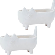 Load image into Gallery viewer, Statue Planters (Set of 2) - White