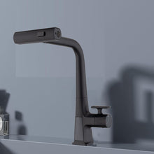 Load image into Gallery viewer, Waterfall Kitchen Faucet With Temperature Display And Pull Down Sprayer