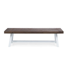 Load image into Gallery viewer, Tranquilizer - Outdoor Acacia Wood Bench With Slat Panel Design